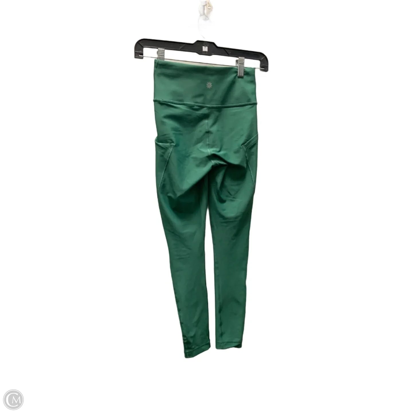 Athletic Leggings By Athleta In Green, Size: Xxs