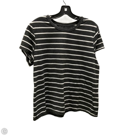 Top Short Sleeve Basic By Time And Tru In Grey, Size: Xl