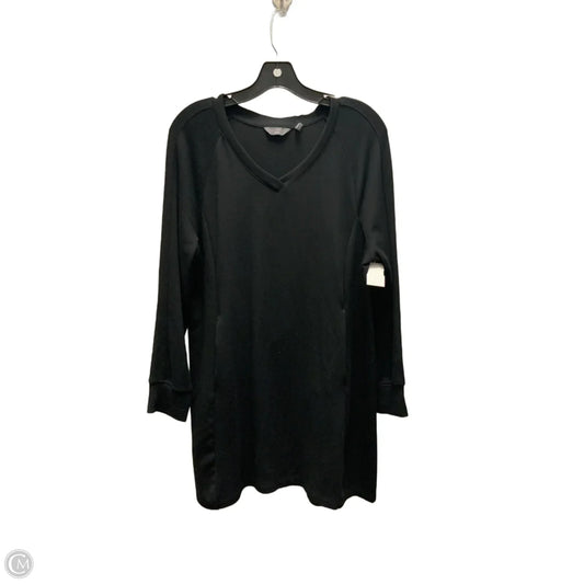 Top Long Sleeve By Danskin In Black, Size: L