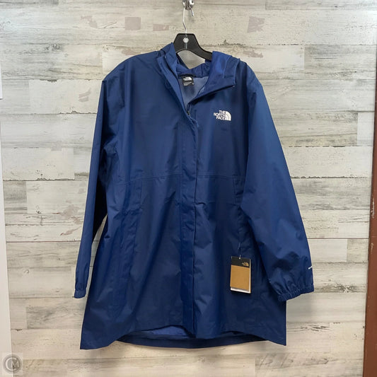 Jacket Windbreaker By The North Face In Blue, Size: 3x