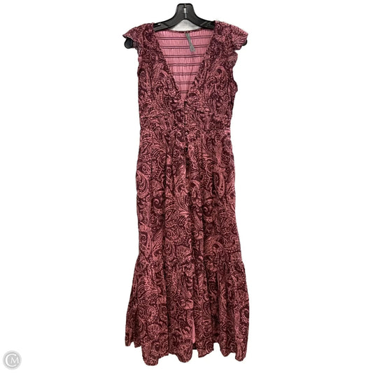 Dress Casual Maxi By Anthropologie In Pink, Size: Xs