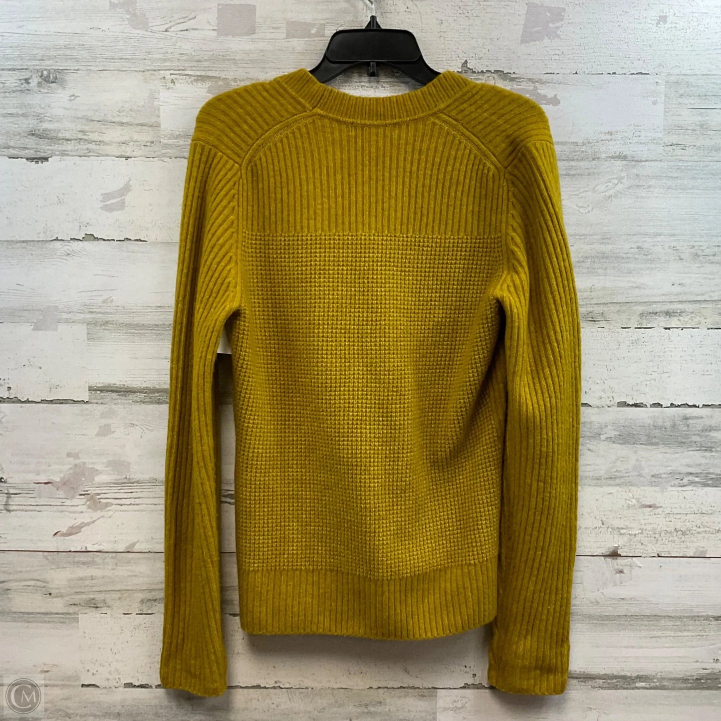 Sweater Cardigan By Athleta In Chartreuse , Size: M