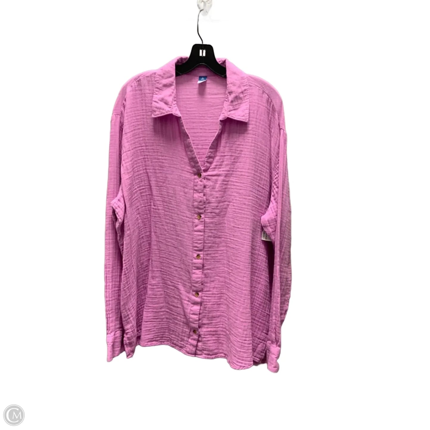Top Long Sleeve By Old Navy In Purple, Size: Xl