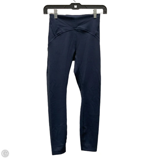 Athletic Leggings By Lululemon In Blue, Size: S