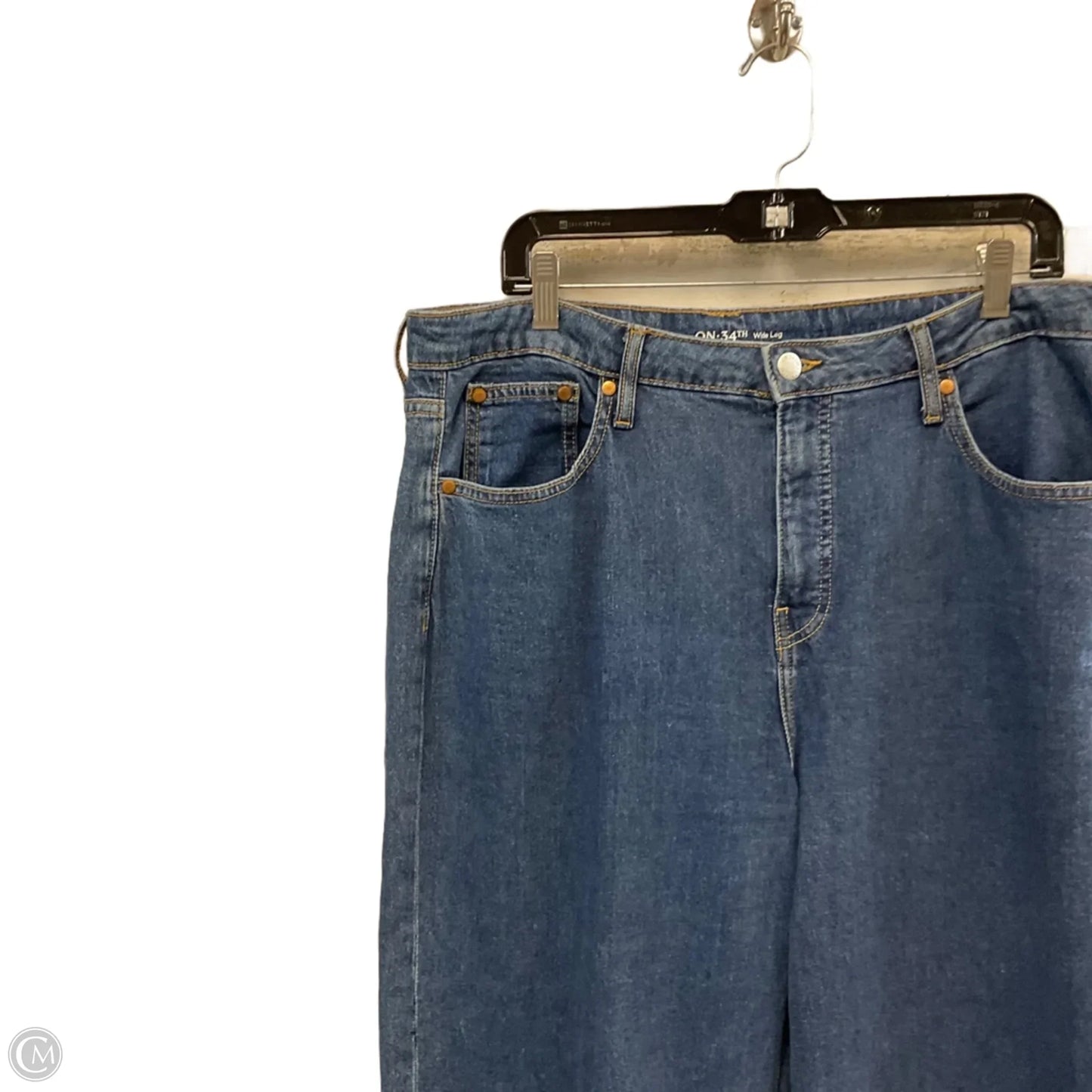 Jeans Wide Leg By On 34th In Blue Denim, Size: 14