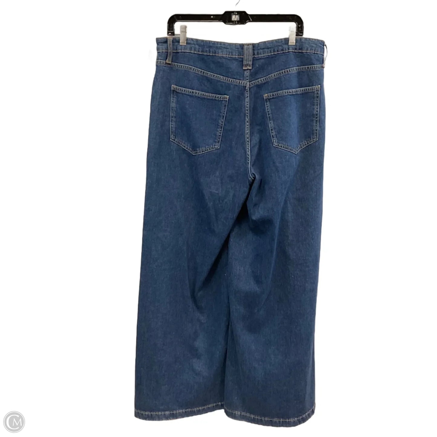 Jeans Wide Leg By On 34th In Blue Denim, Size: 14