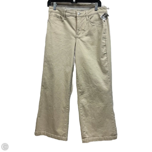 Pants Wide Leg By Not Your Daughters Jeans In Tan, Size: 8