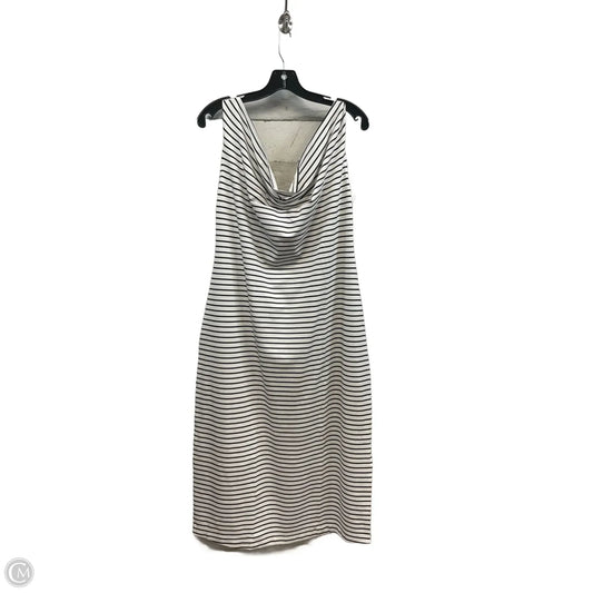 Dress Casual Midi By Banana Republic In White, Size: Xl