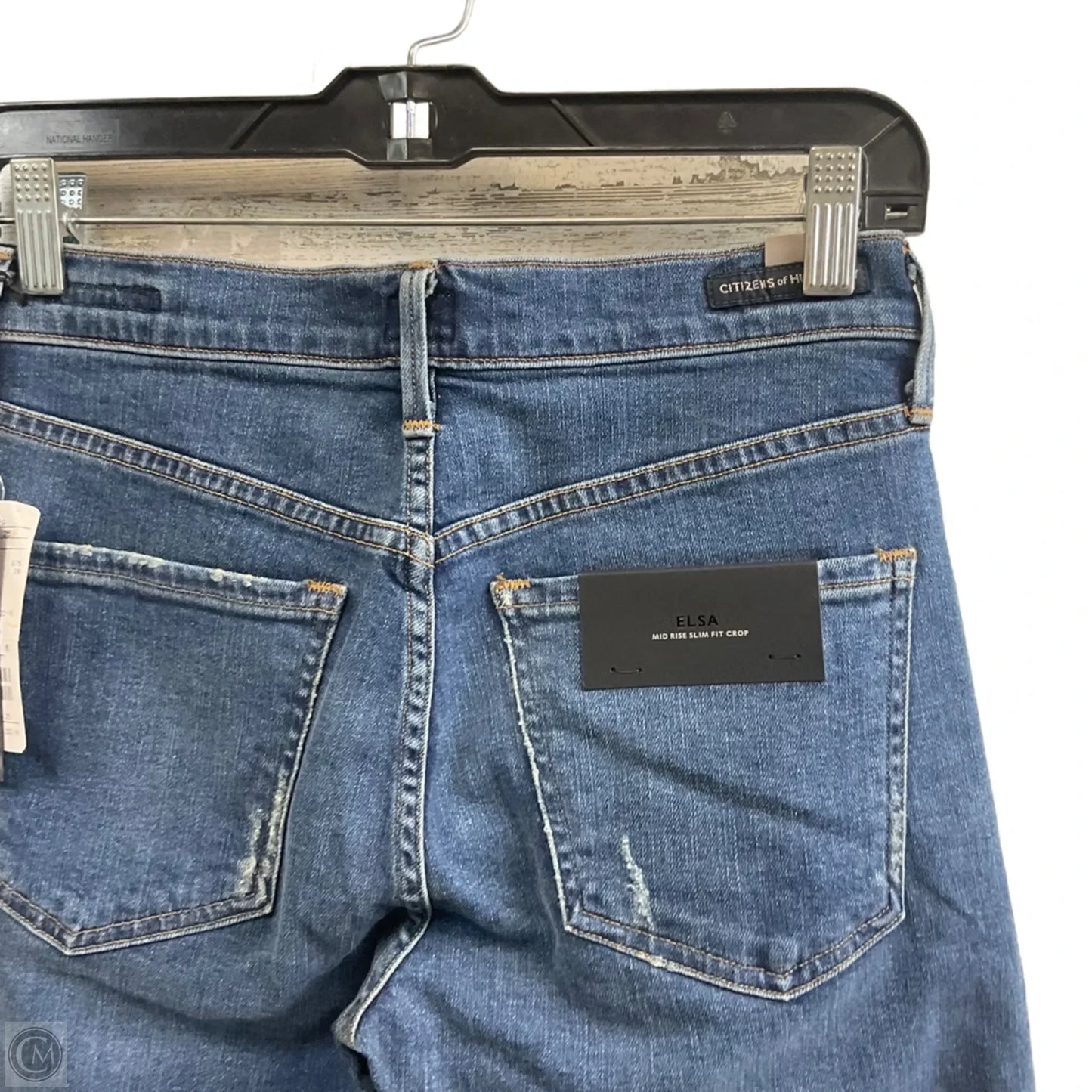 Jeans Straight By Citizens Of Humanity In Blue Denim, Size: 0