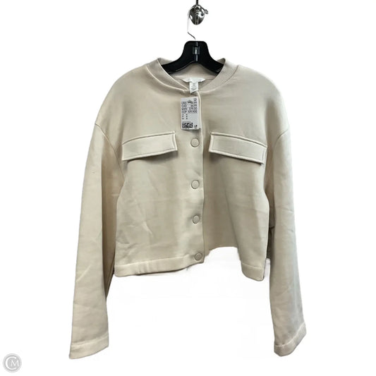 Jacket Other By H&m In Cream, Size: M
