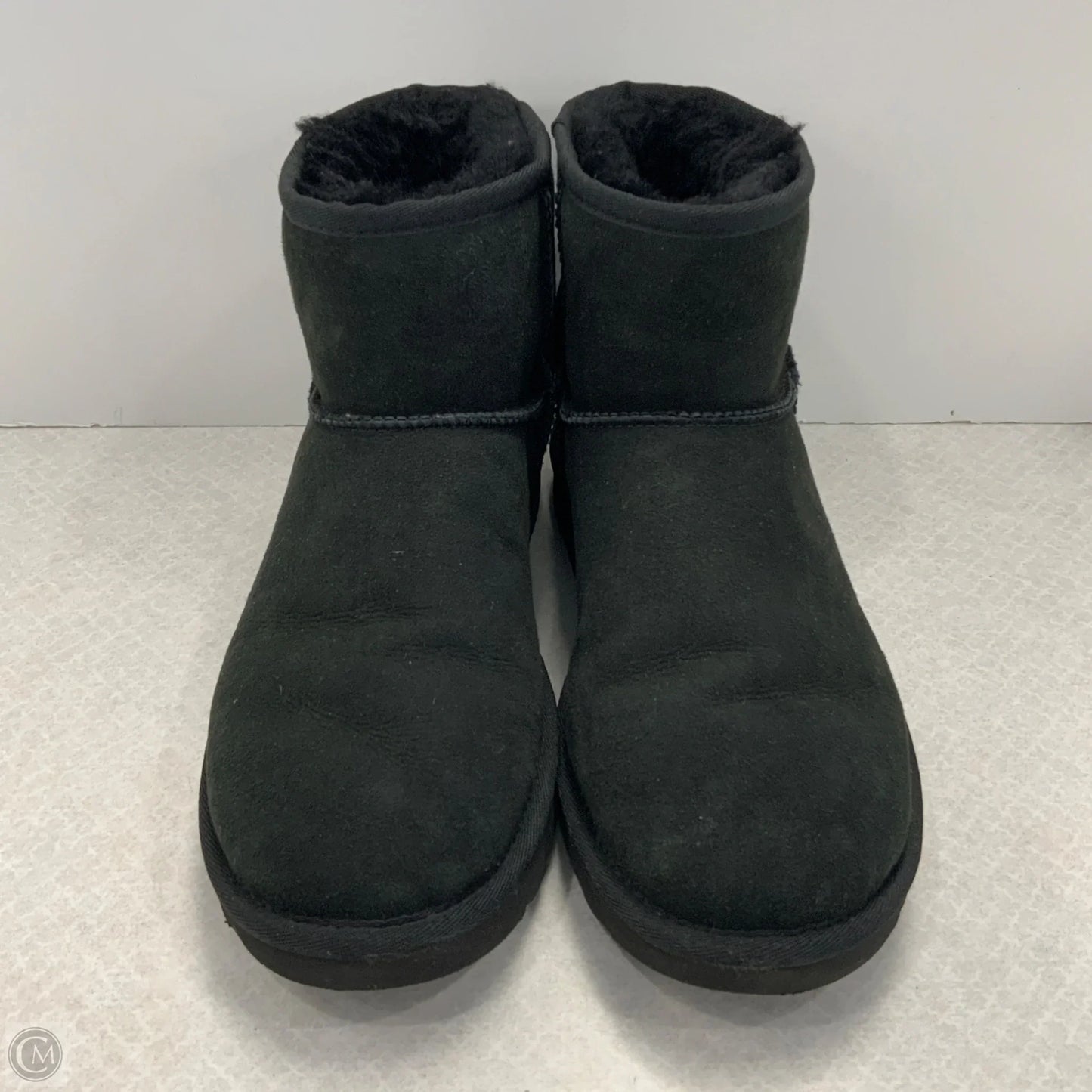 Boots Ankle Flats By Ugg In Black, Size: 9