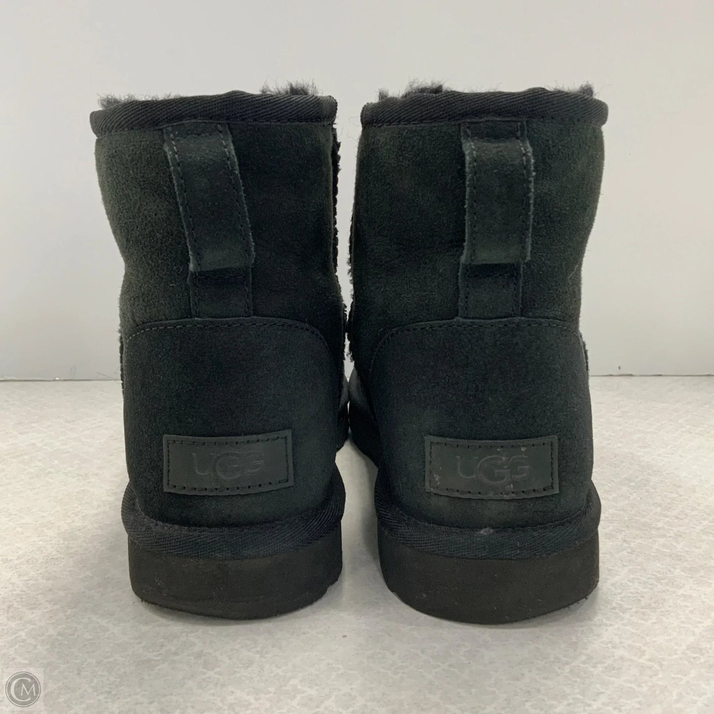 Boots Ankle Flats By Ugg In Black, Size: 9