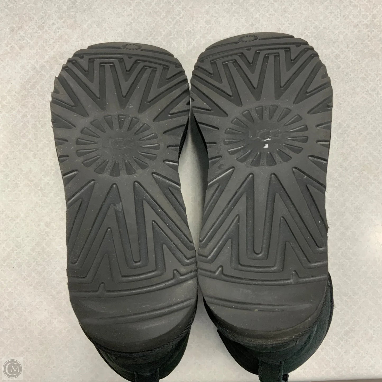 Boots Ankle Flats By Ugg In Black, Size: 9