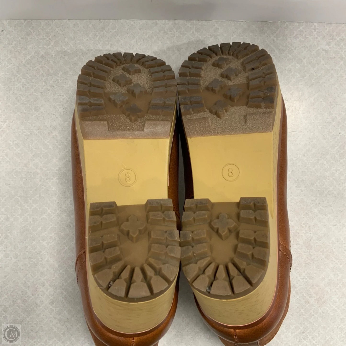 Boots Ankle Heels By Universal Thread In Brown, Size: 8