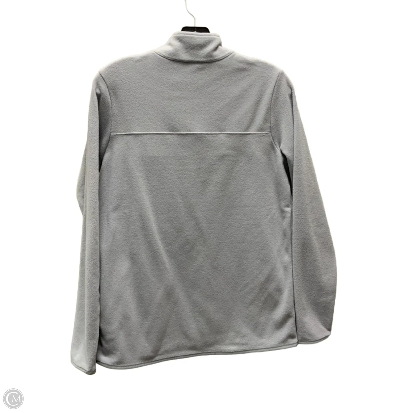 Athletic Top Long Sleeve Collar By The North Face In Blue, Size: M