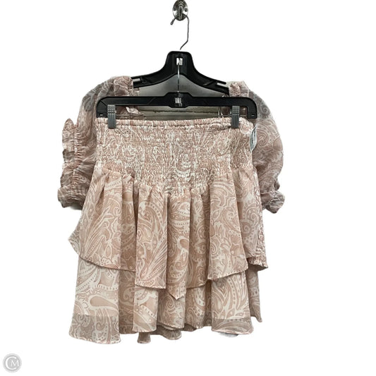 Skirt Set 2pc By Express In Pink, Size: M
