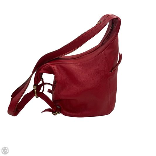 Handbag Leather By Sapahn, Size: Medium