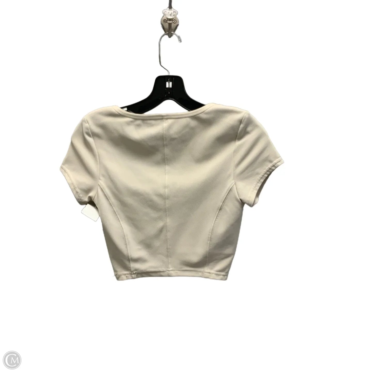 Athletic Top Short Sleeve By Aerie In Cream, Size: Xs