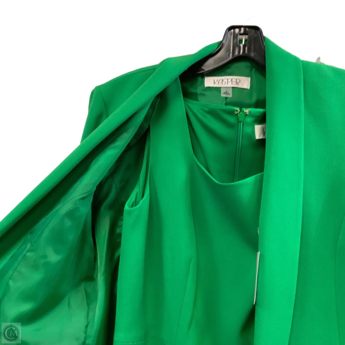 Dress Set 2pc By Kasper In Green, Size: S