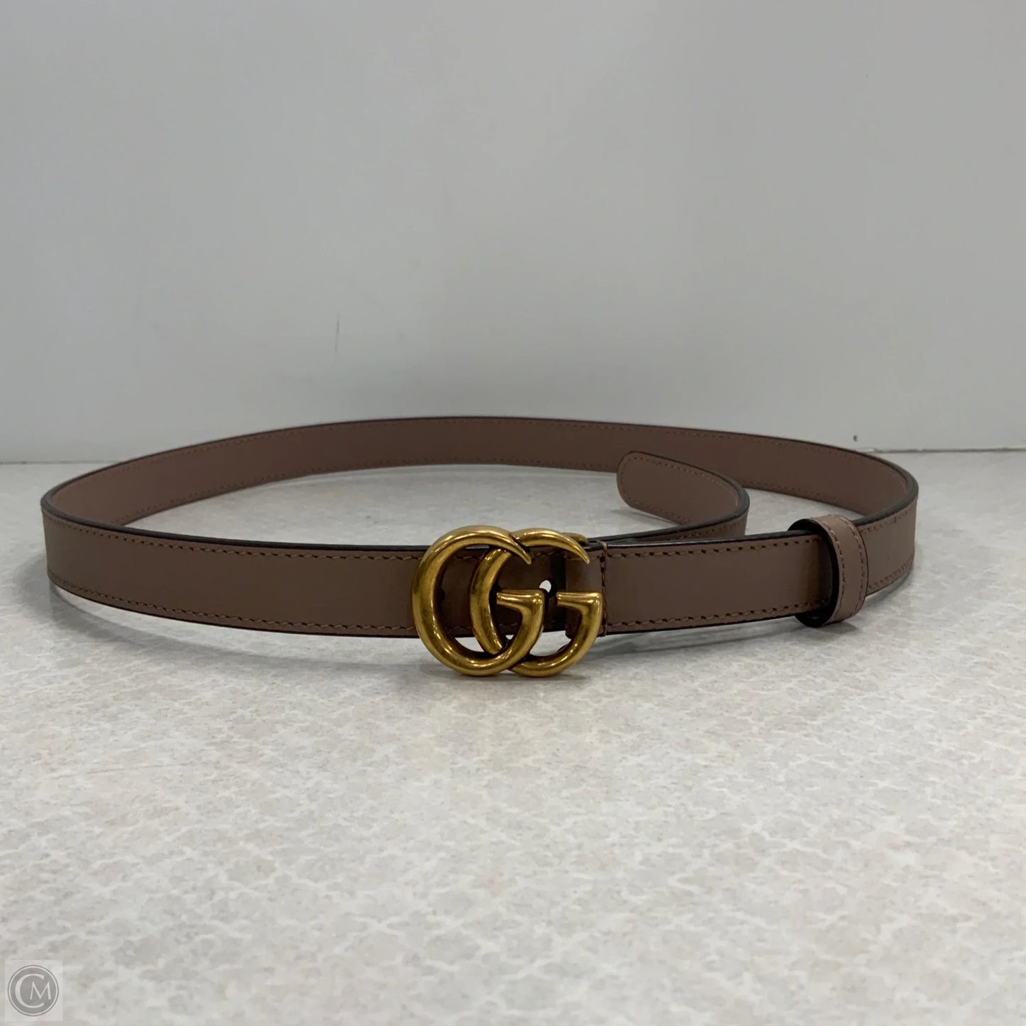 Belt Luxury Designer By Gucci, Size: Small