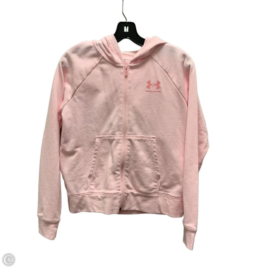 Athletic Jacket By Under Armour In Pink, Size: S