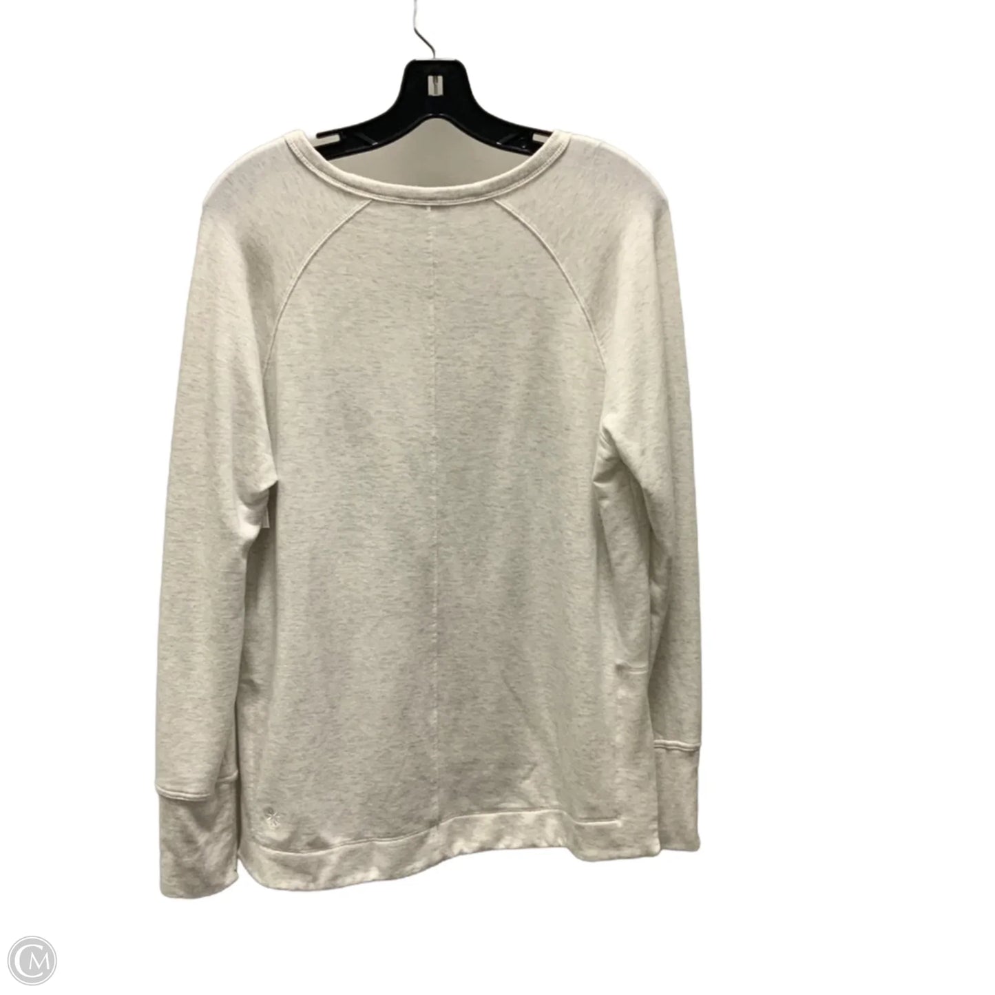 Athletic Top Long Sleeve Crewneck By Athleta In Grey, Size: S