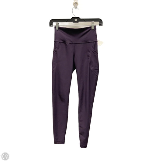Athletic Leggings By Old Navy In Purple, Size: Xs