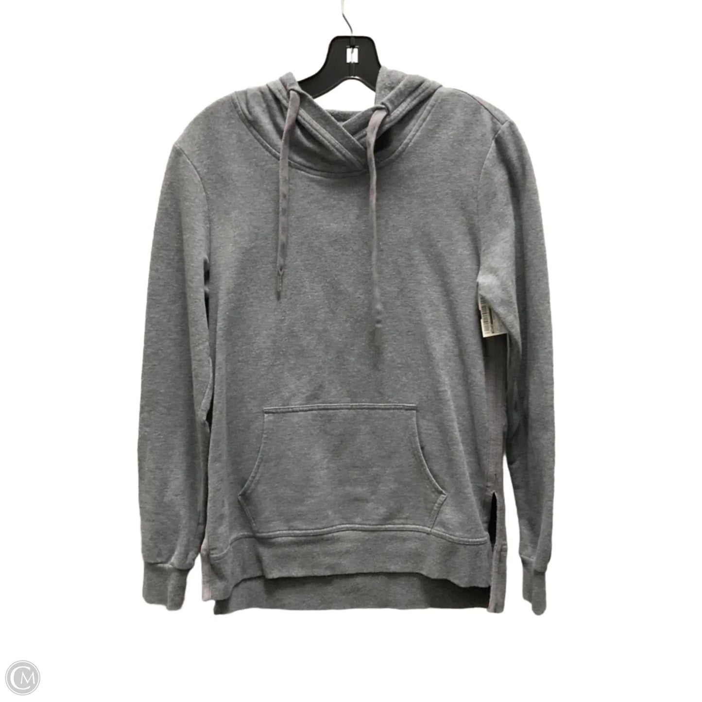 Athletic Sweatshirt Hoodie By Zella In Grey, Size: S
