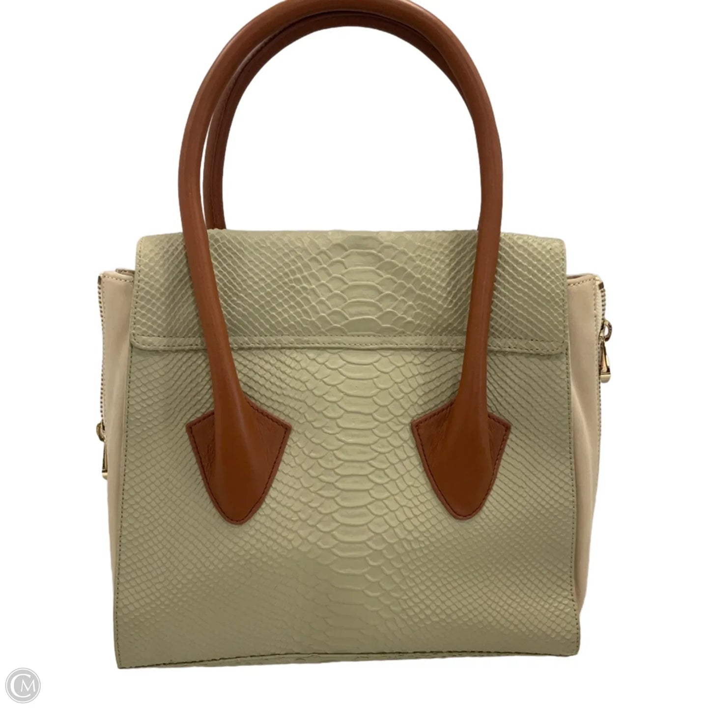 Handbag Leather By Pour La Victoire, Size: Medium