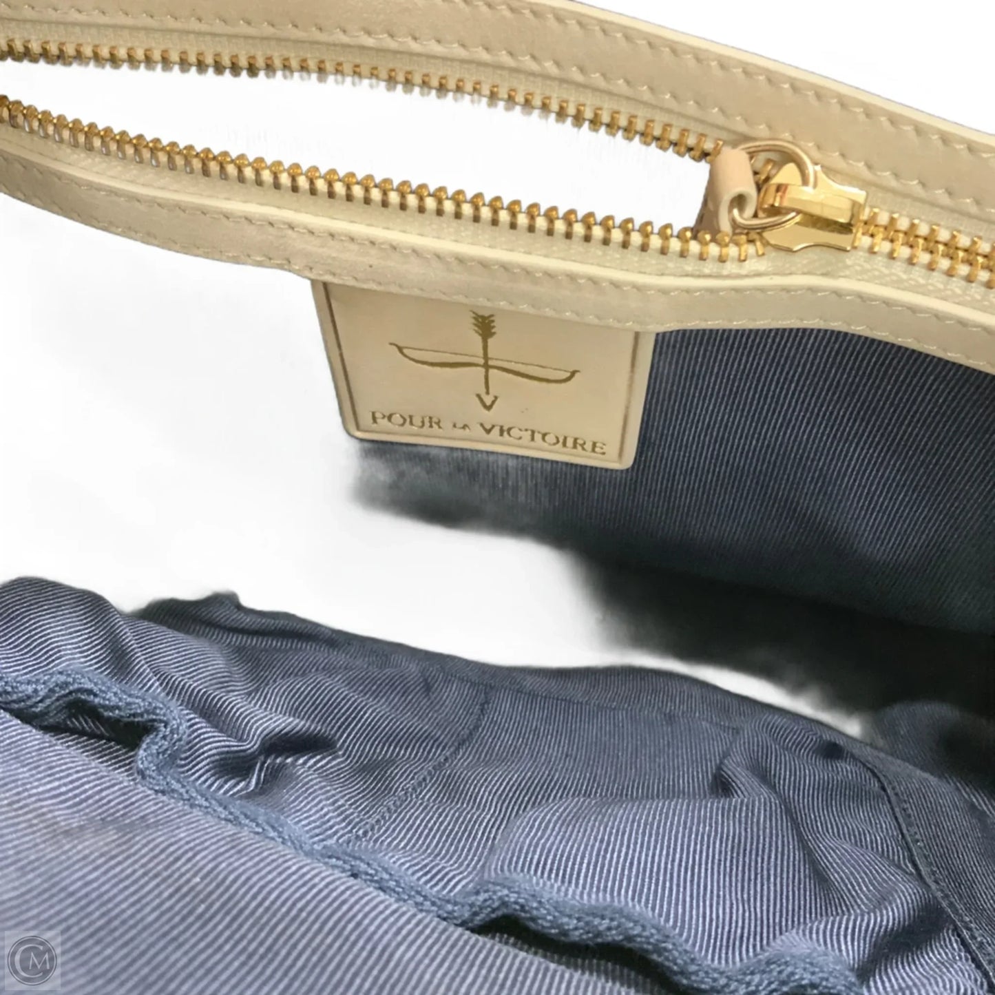 Handbag Leather By Pour La Victoire, Size: Medium