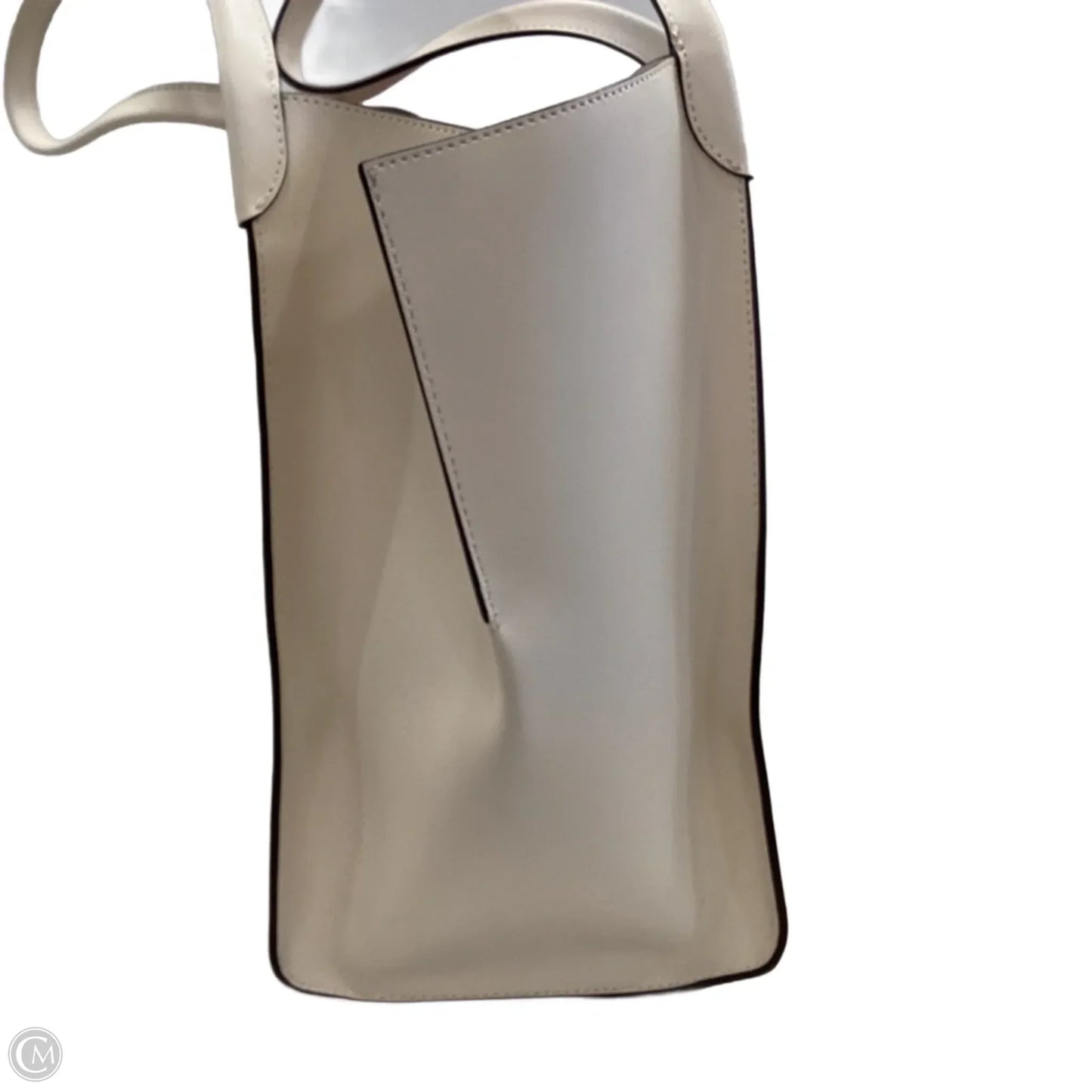 Handbag Leather By Donna Karan, Size: Large