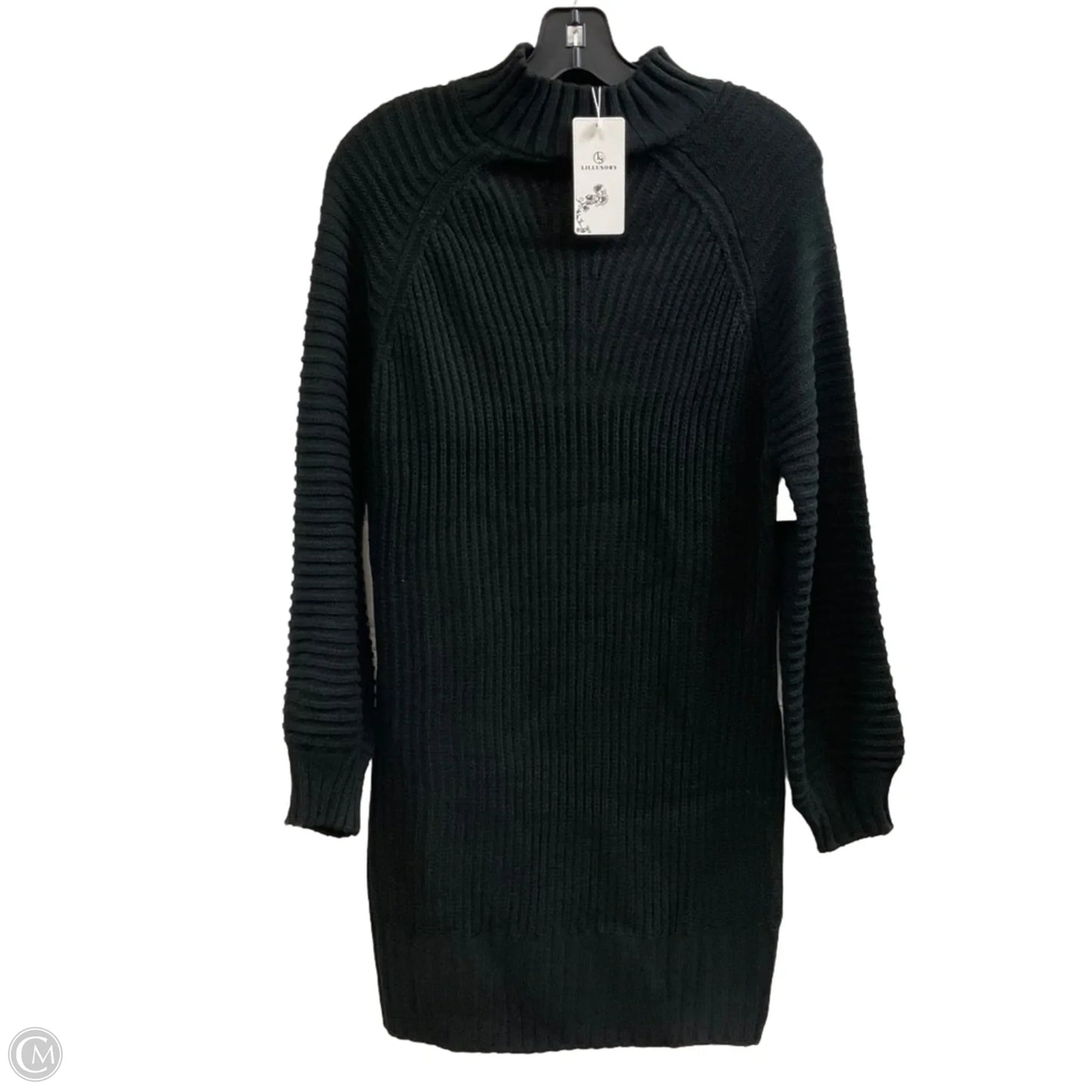 Dress Sweater By Lillusory In Black, Size: S