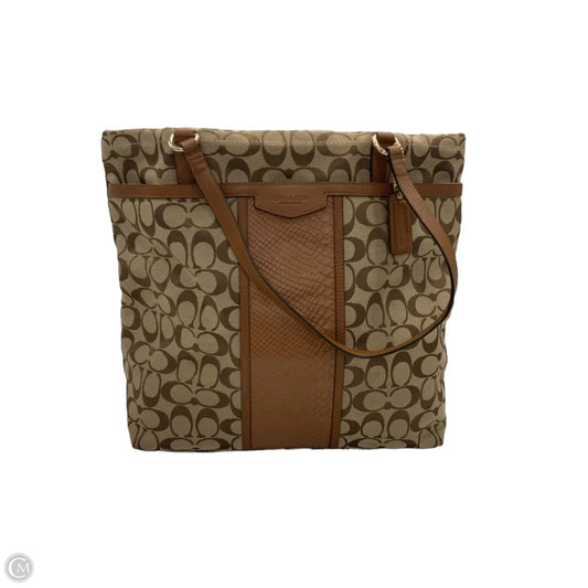 Handbag Designer By Coach, Size: Large