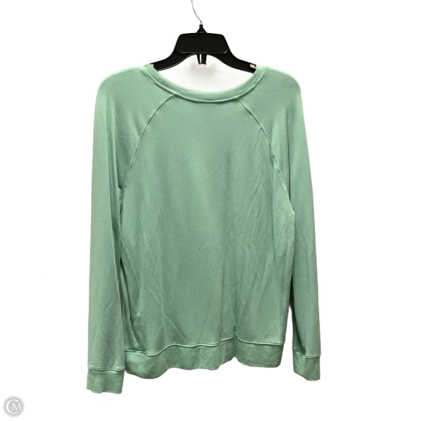 Athletic Top Long Sleeve Crewneck By Athleta In Green, Size: M