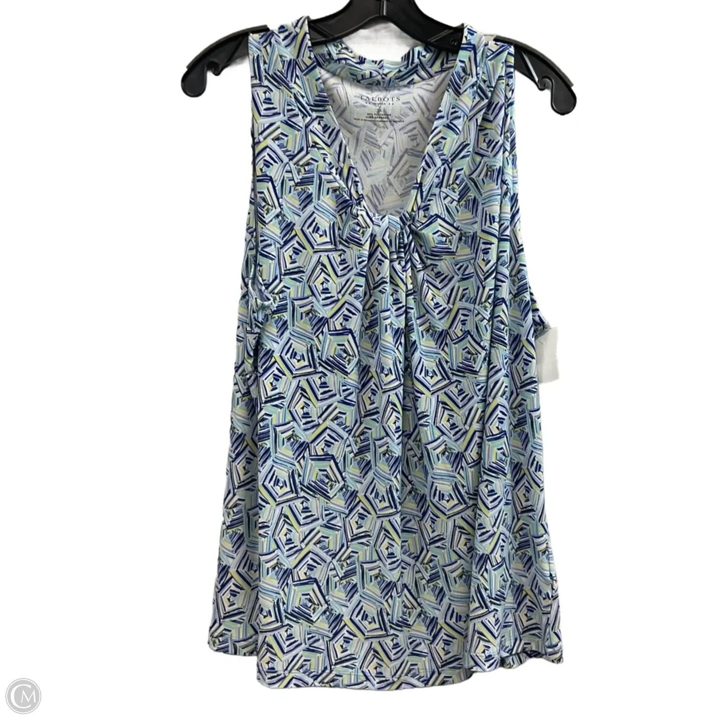 Blouse Sleeveless By Talbots In Blue, Size: 3x