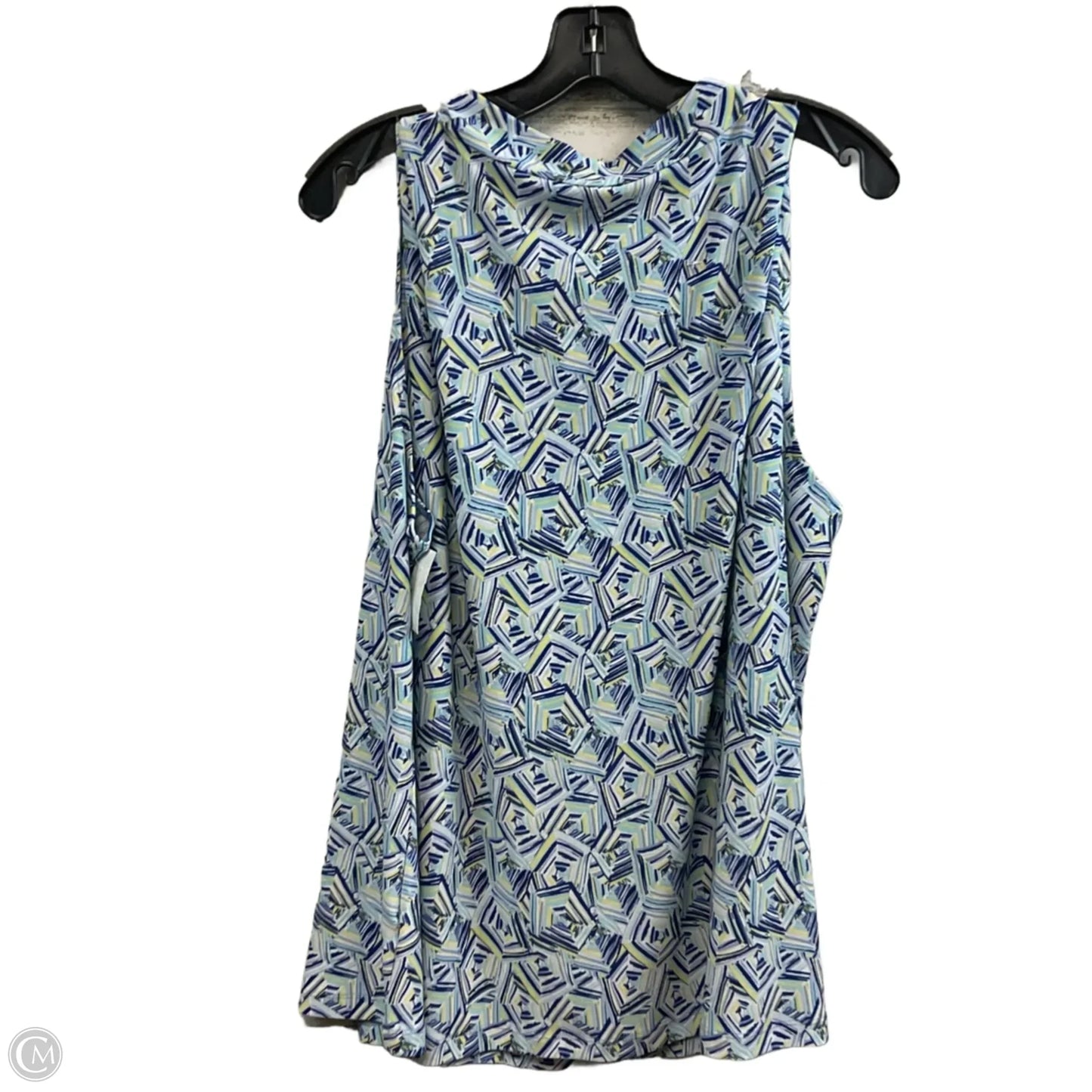 Blouse Sleeveless By Talbots In Blue, Size: 3x