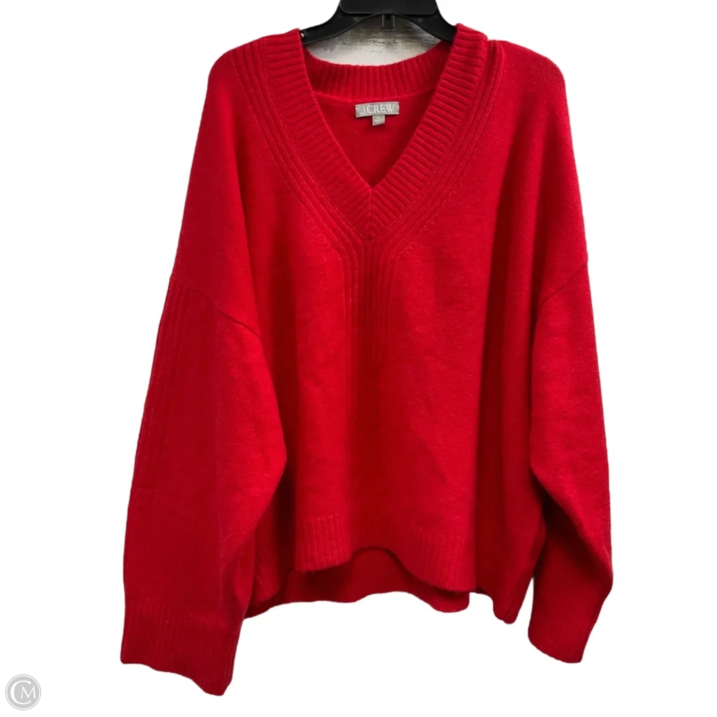Sweater By J. Crew In Red, Size: 2x