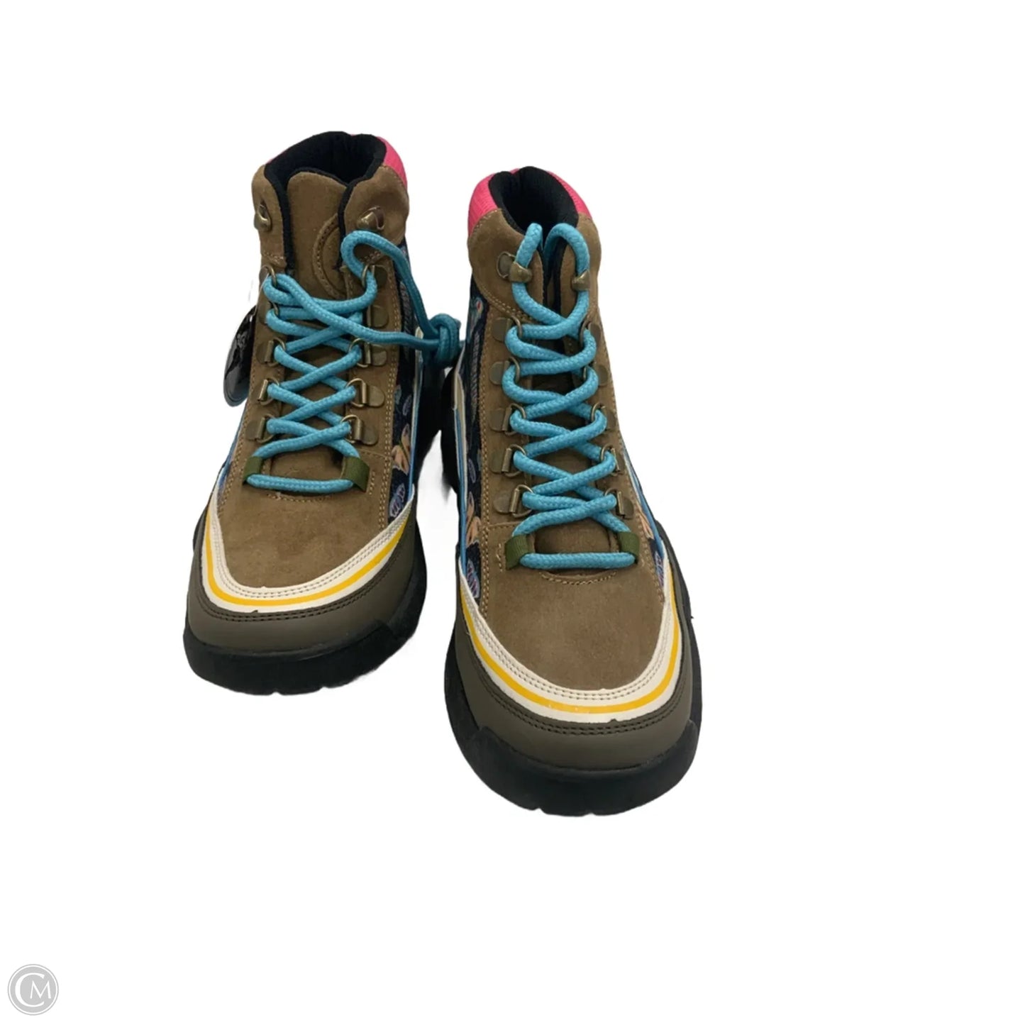 Boots Ankle Flats By Inkkas  In Brown, Size: 10