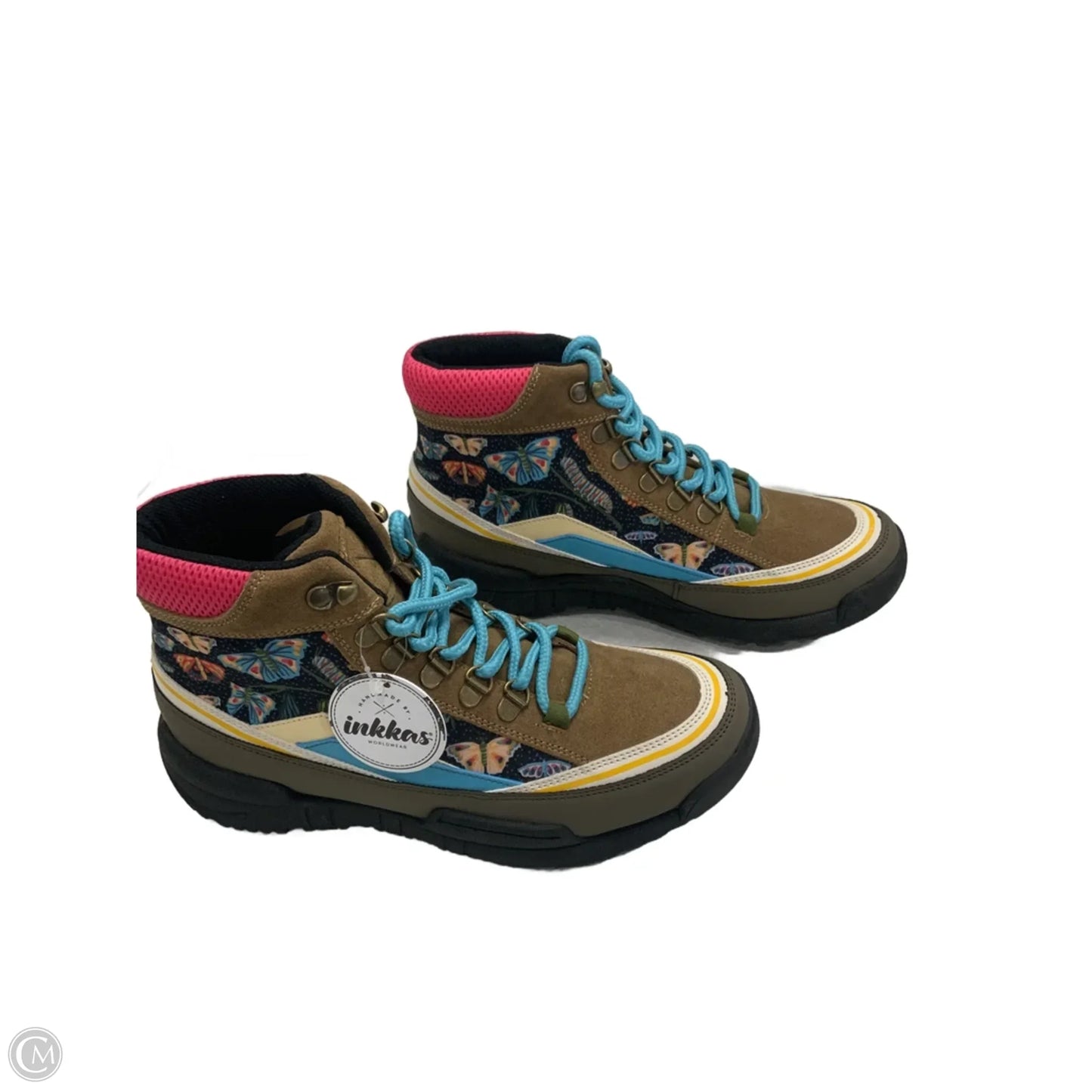 Boots Ankle Flats By Inkkas  In Brown, Size: 10