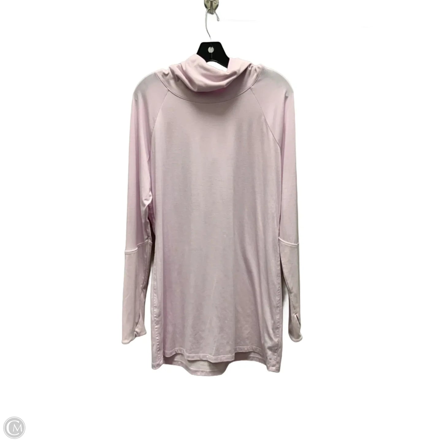 Athletic Top Long Sleeve Hoodie By Athleta In Pink, Size: Xl