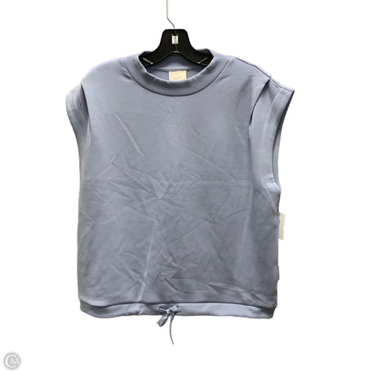 Athletic Top Short Sleeve By Varley In Blue, Size: M