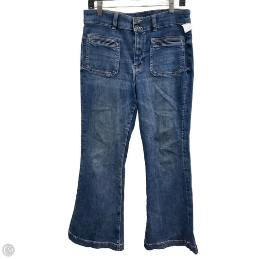Jeans Flared By American Eagle In Blue Denim, Size: 12