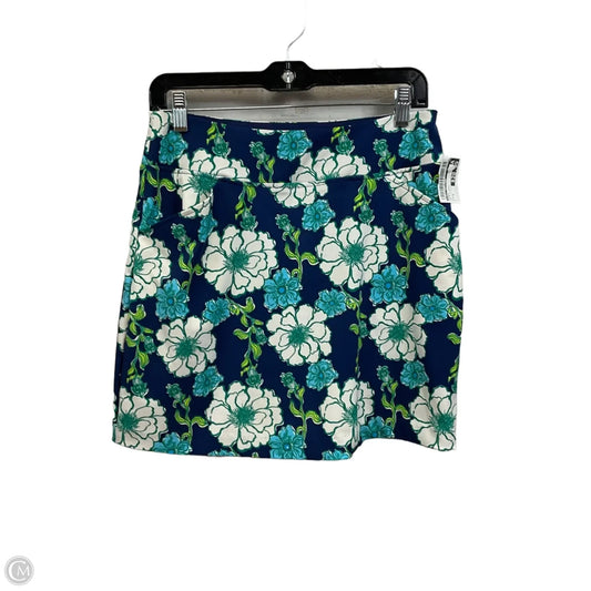 Skort By Lilly Pulitzer In Blue & Green, Size: S