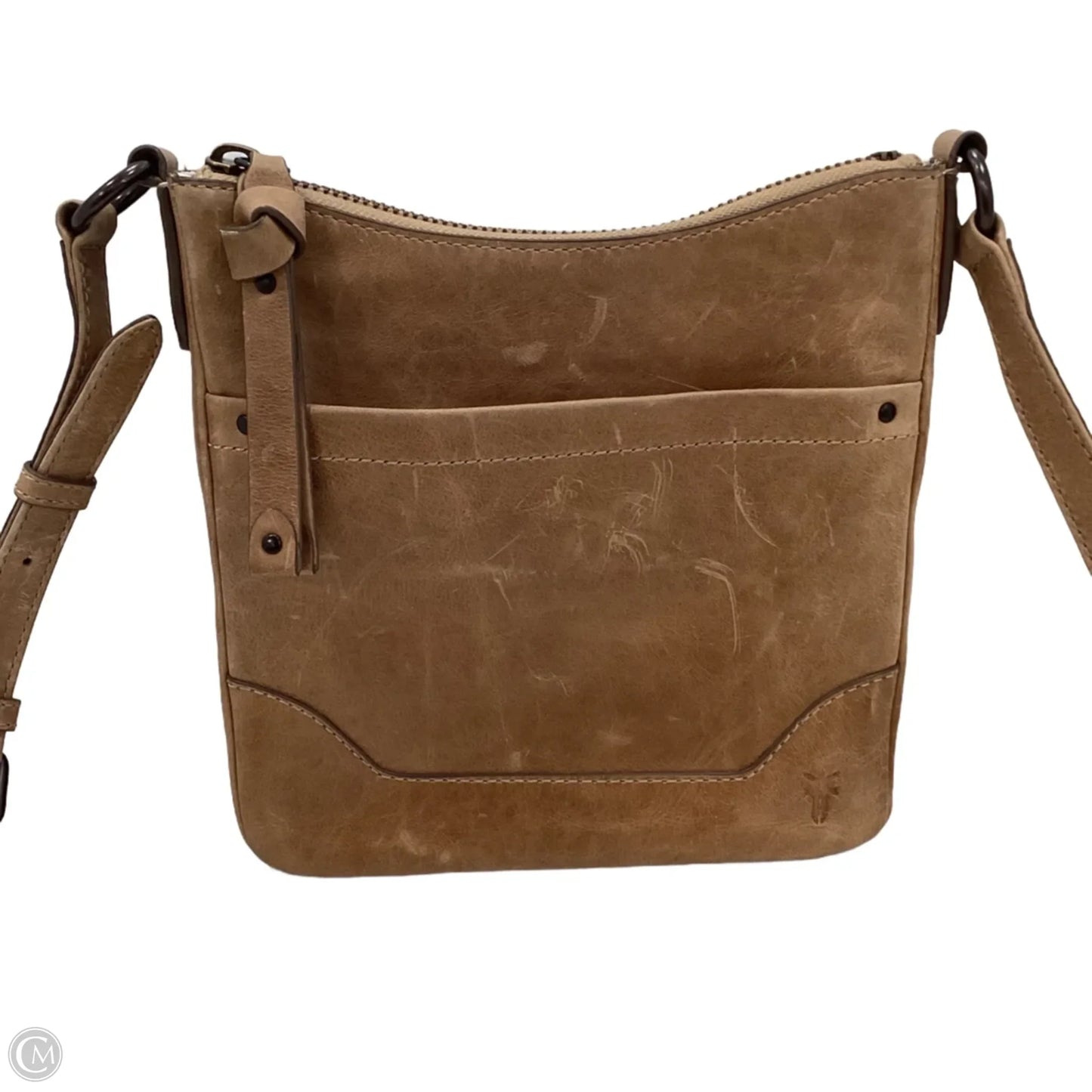 Crossbody Leather By Frye, Size: Small