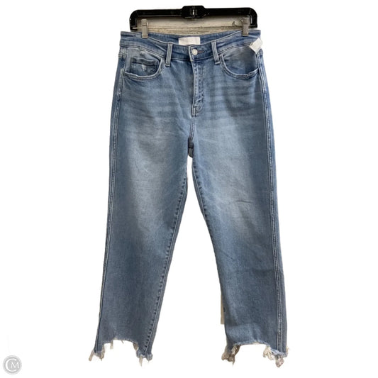 Jeans Straight By Vervet In Blue Denim, Size: 10