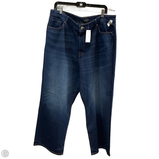 Jeans Wide Leg By Ann Taylor In Blue Denim, Size: 18