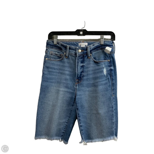 Shorts By Good American In Blue Denim, Size: 6