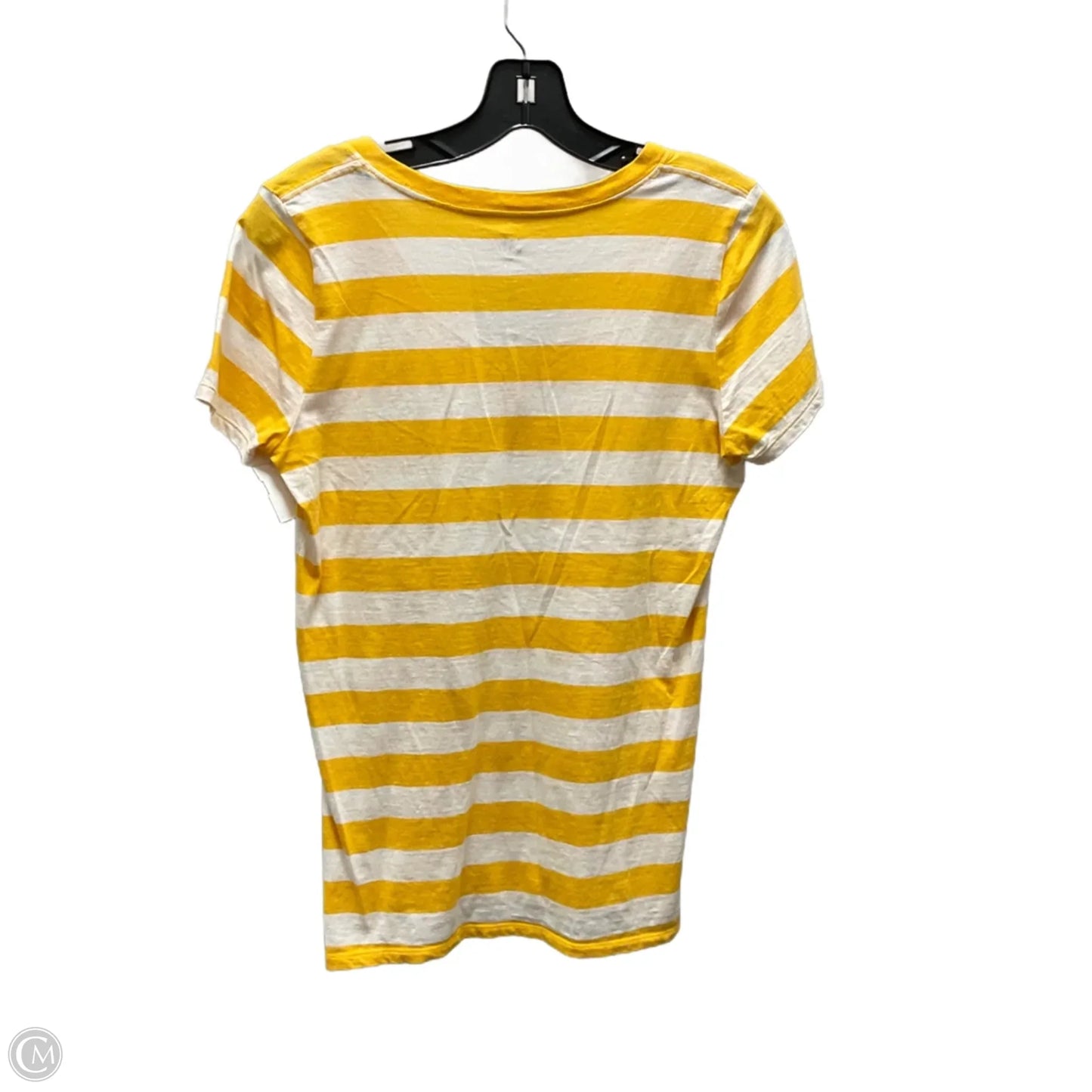 Top Short Sleeve Basic By Gap In Yellow, Size: Xs