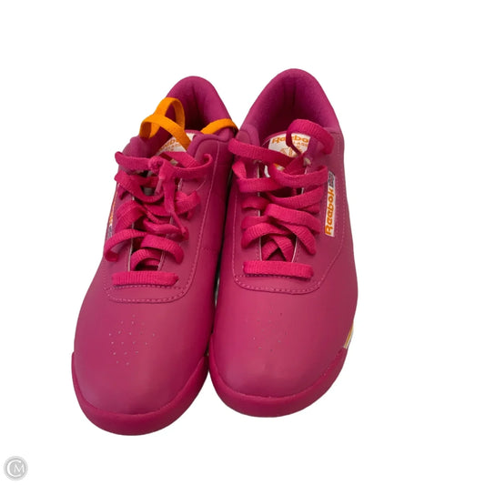 Shoes Athletic By Reebok In Pink, Size: 9.5