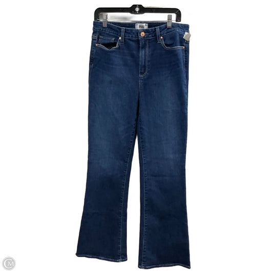 Jeans Boot Cut By Paige In Blue Denim, Size: 12